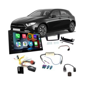 Mercedes A-Class 2012-2018 W176 Apple CarPlay Android Auto Head Unit Upgrade Kit