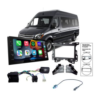 Mercedes Sprinter 2018-2020 Apple CarPlay Android Auto Head Unit Upgrade Kit
