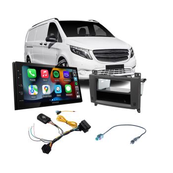 Mercedes Vito 2015-2021 W447 non-Amplified Apple CarPlay Android Auto Head Unit Upgrade Kit