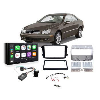 Mercedes CLK 2000-2004 Apple CarPlay Android Auto Head Unit Upgrade Kit