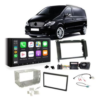 Mercedes Viano 2008-2011 Apple CarPlay Android Auto Head Unit Upgrade Kit