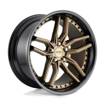 Niche M195 Methos 20x10 5x120 +45 Offset Bronze Wheel