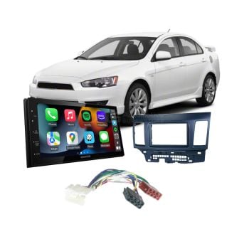 Mitsubishi Lancer 2010-2013 CJ non-SWC Apple CarPlay Android Auto Head Unit Upgrade Kit