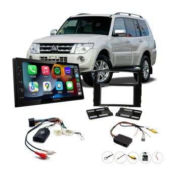 Mitsubishi Pajero 2012-2019 NW NX non-Rockford Apple CarPlay Android Auto Head Unit Upgrade Kit