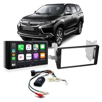 Mitsubishi Pajero Sport 2015- QE Apple CarPlay Android Auto Head Unit Upgrade Kit