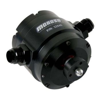 Moroso Enhanced Design 3-VaneVacuum Pump -12AN Fittings Hard Anodized Finish MO22840