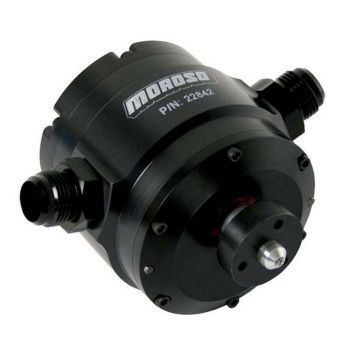 Moroso Enhanced Design 4-VaneVacuum Pump -12ANFitting Hard Anodized Finish MO22842