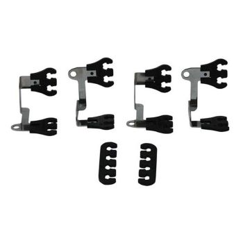 Moroso Show Car Spark Plug Lead Separators 7-9mm Black fits Small Block Chevy MO72167