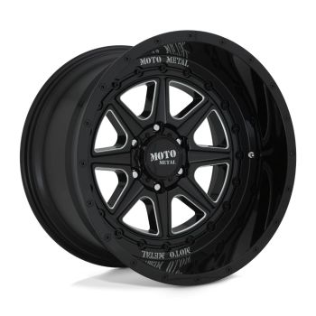 Moto Metal MO801 PHANTOM 20x10 5x127 -18 Offset Black Wheel