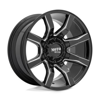 Moto Metal MO804 SPIDER 22x12 8x165.1 -44 Offset Black Wheel
