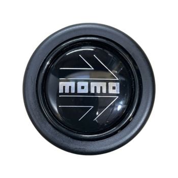 MOMO Black Round Lip Steering Wheel Horn Button