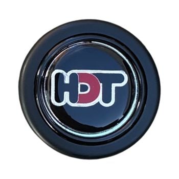 MOMO HDT Black and Red Round Lip Steering Wheel Horn Button