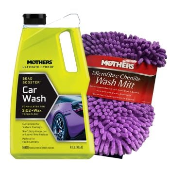 Mothers Ultimate Hybrid Car Wash & Wash Mitt Combo 