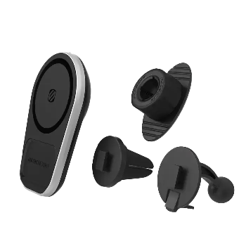 Scosche MPQ5DV-XTSP MagicMount Pro Charge5 Dash/Vent MagSafe Compatible Magnetic Wireless Charging Phone Mount