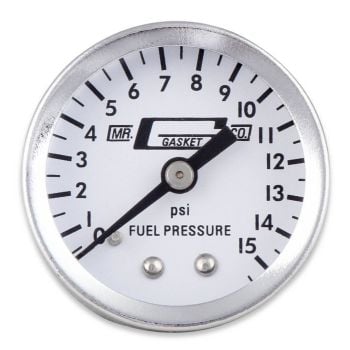 Mr Gasket 1561 Fuel Pressure Gauge 0-15 Psi