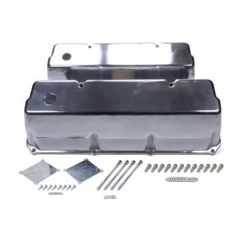 Mr Gasket 6890G Polished Cast Alloy Tall Valve Covers Suit Ford 302C/ 351C/ 400M 1971-On