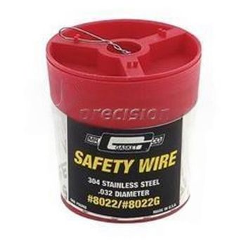 Mr Gasket 8022G Ss Safety Wire 1Lb Can .032 Dia Universal