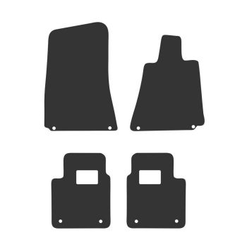 RubberTree Luxury Carpet Car Floor Mats fits Maserati Quattroporte VI M156 2013-on MS005-01LXBL