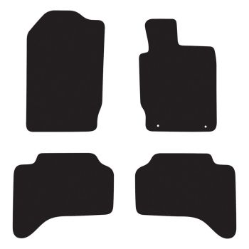 RubberTree Executive Rubber Car Floor Mats fits Mitsubishi Triton Dual Cab 06-09 MT055TPR