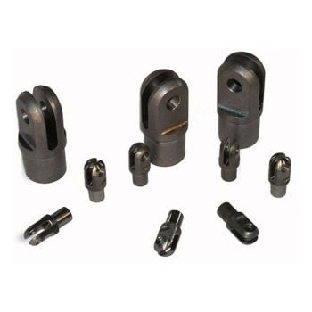 Meziere Weld-In Clevis fits 5/8" x .058" Tube 3/16" Slot with 1/8" Bolt Hole MZCE58