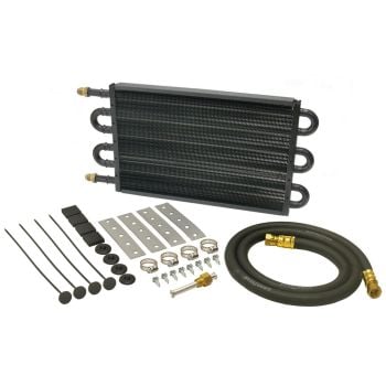 Derale Performance Transmission Cooler Kit6 Pass 14" Copper/Aluminum -6AN 13306