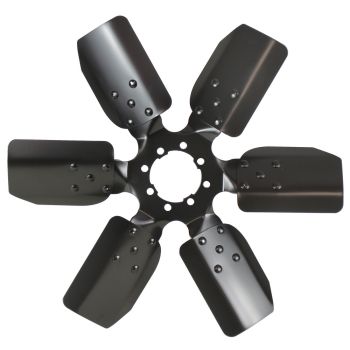 Derale Performance Standard Rotation Fan Clutch Fan Black 17 Inch 8 Hole Centre Hub 17117