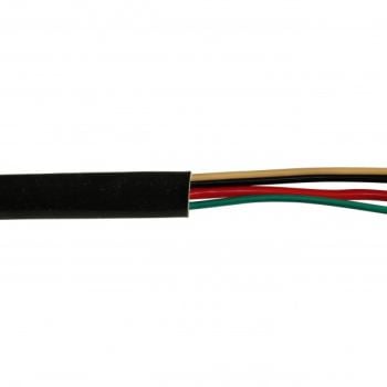 Heat Protection Products High Temperature Black Silicone Insulation Sleeving 6mm ID x 1m Rated 250degC 330006