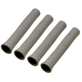 Heat Protection Products Spark Plug Heatshield Insulation Boot Fawn Set 4 Universal 1"Id bends to 90deg 380401
