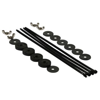 TFI Racing Transmission Cooler Radiator Fan Shroud Nylon Mounting Kit 4048