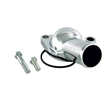 Spectre Performance Thermostat Housing Water Neck Chevrolet Small & Big Block 1969 up Chromed O-Ring 42313