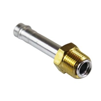 TFI Racing Fuel Fitting Straight 3/8 Inch OD Tube 5/8 Inch UNF Thread 43704