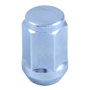 TFI Racing Single Chrome Acorn Bulge Wheel Nut Close Ended 7/16" UNF Thread 19mm Hex 55-800