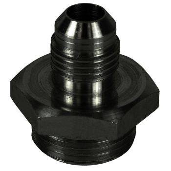 Derale Performance Aluminum Cooler/Adapter Fitting -6AN x 5/8"-18 O-ring 59106