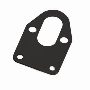 TFI Racing Fuel Pump Mounting Plate Chevrolet Small Block Black Finish 66-216