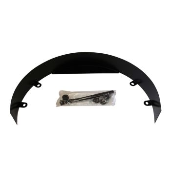 TFI Racing Radiator Fan Shroud Black 3" Wide Universal & Mount Hardware 20" Diameter 66-710