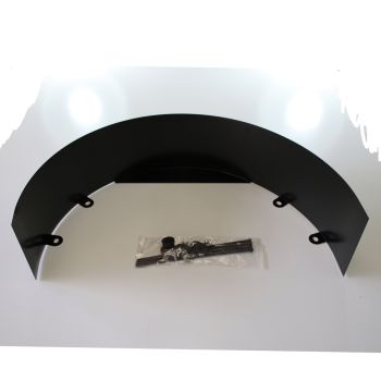 TFI Racing Radiator Fan Shroud Black 5" Wide Universal & Mount Hardware 20" Diameter 66-711