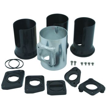 TFI Racing Mass Air Flow MAF Sensor Adaptor Kit 3 Inch Alloy Tube & 5 sensor adaptors 69-113