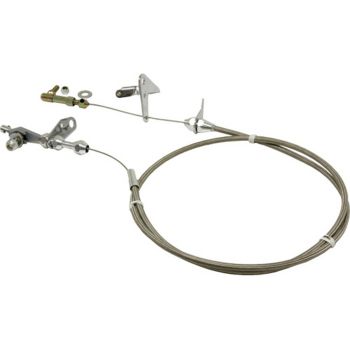 TFI Racing Kickdown Assembly Chrysler 727 Braided Stainless 24 Inch Long 69-513
