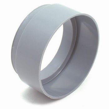 Spectre Performance 3" 76mm Grey Plastic Car Air Intake Duct Hose Filter Adaptor SINGLE PIECE 8147