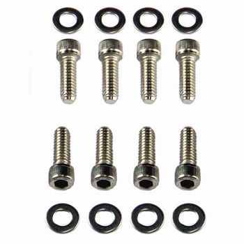 TFI Racing Valve Cover Bolts Chevrolet Small Block Chrome Socket Head fits Steel Covers-Set 8759