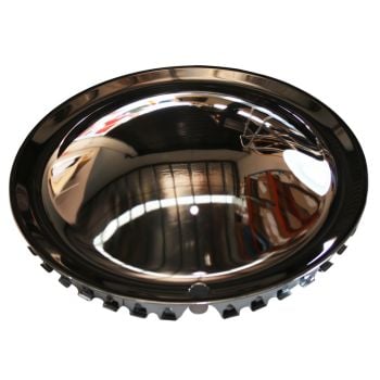 TFI Racing Full Moon 14" Smoothie Style Chrome Steel Hot Rod Hubcaps Wheel Cover CF-10844
