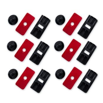 TFI Racing Aunger Louvre Fitting Kit Rear Louvre Mounting Clips set of 6 LAT6 LAT6