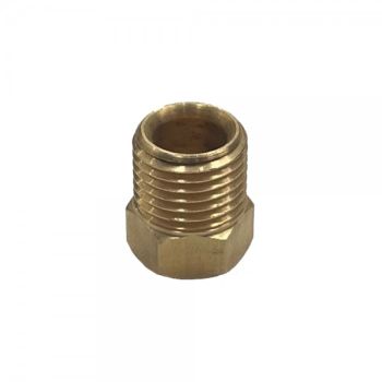 TFI Racing Brass Inverted Flare Nut 5/16" 7.9mm Hose Tube to 1/2" 21mmx20 Male BSP Thread P5804