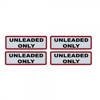 TFI Racing Unleaded Only Decal Set Small PS004