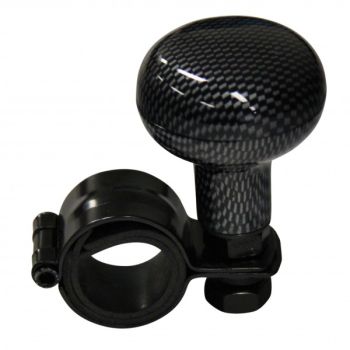 Tirol Steering Wheel Spinner Suicide Knob Carbon Look for Car Boat Van Truck T13655