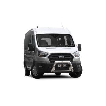 ECB Black Ripple Nudge Bar fits Ford Transit VO Cab Chassis 05/19-On NBF88SYB