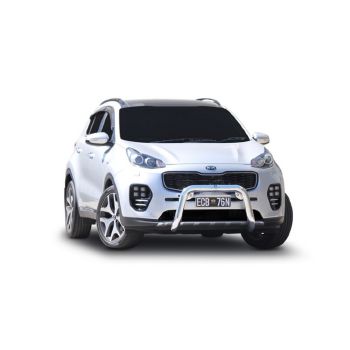 ECB Textura Black Nudge Bar fits Kia Sportage 10/17-05/18 NBK06SYM