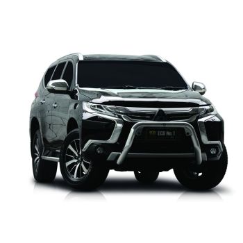ECB Black Ripple Nudge Bar fits Mitsubishi Pajero Sport Exceed 05/16-11/19 NBM111SYB