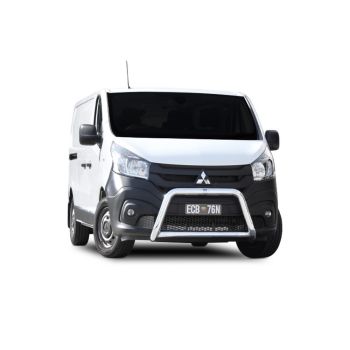ECB Black Ripple Nudge Bar fits Mitsubishi Express Van GLX 03/20-On NBM250SYB