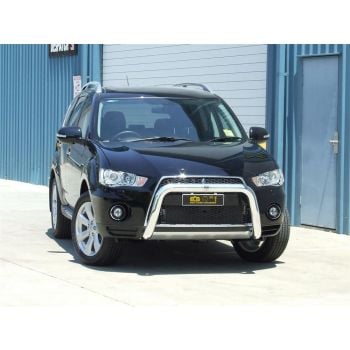 ECB Textura Black Nudge Bar fits Mitsubishi Outlander ZH Excludes RX 10/09-10/12 NBM38SYM